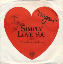 1975 11 28 - MIKE McGEAR - SIMPLY LOVE YOU ⁄ WHAT DO WE REALLY KNOW - UK - WARNER BROS - K 16658 - pic 1