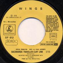 frprs1978  With A Little Luck / Backwards Traveller - Cuff Link SP 612 -promo - pic 2