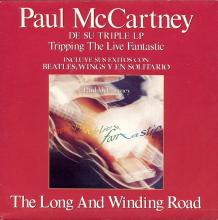 spprs1990  The Long And Winding Road / The Long And Winding Road  006-1223987 -promo - pic 1