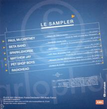 FR 2001 06 12 - TRADE MARK PARLOPHONE - LE SAMPLER - HEART OF THE COUNTRY - PROMO CD - pic 1
