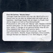 SWEDEN 2000 06 02 - MAYBE BABY - PROMO CD - pic 1