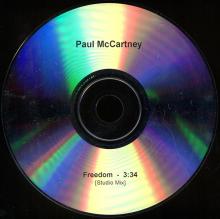 UK 2001 10 29 - FREEDOM - PAUL McCARTNEY - ABBEY ROAD CDR - PROMO - pic 3
