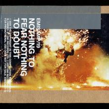UK 2001 00 00 - NOTHING TO FEAR NOTHING TO DOUBT - MAYBE I'M AMAZED - EMISAMP/19 - PROMO CD - pic 2