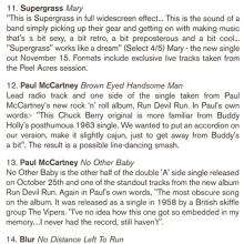 UK 1999 10 04 - RUN DEVIL RUN - PAUL McCARTNEY - EMI SAMPLER 08:1999 - IT'S ALL KICKING OFF - pic 5