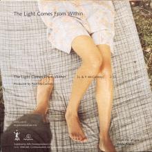 UK 1998 10 26 - LINDA McCARTNEY -THE LIGHT COMES FROM WITHIN - CDRDJ 6513 - PROMO CD - pic 2