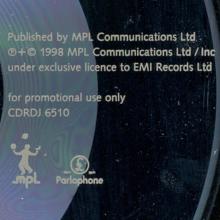 UK 1998 10 26 - LINDA McCARTNEY - WIDE PRAIRIE - CDRDJ 6510 - PROMO CD - pic 4