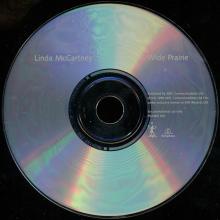 UK 1998 10 26 - LINDA McCARTNEY - WIDE PRAIRIE - ENHANCED PROMO CD - PRAIRIE 001 - pic 3