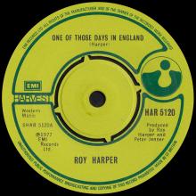 ROY HARPER - ONE OF THOSE DAYS IN ENGLAND - UK - HAR 5120 - pic 1