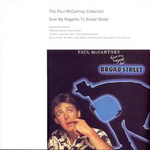 The Paul McCartney Collection 14 Give My Regards To Broad Street 0777 7 89268 2 5 hol - pic 1