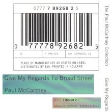 The Paul McCartney Collection 14 Give My Regards To Broad Street 0777 7 89268 2 5 hol - pic 15