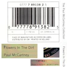 The Paul McCartney Collection 16 Flowers In The Dirt 0777 7 89138 2 5 hol - pic 15