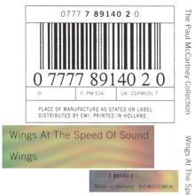 The Paul McCartney Collection 07 Wings At The Speed Of Soiund  0777 7 89140 2 0 hol - pic 15