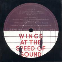 The Paul McCartney Collection 07 Wings At The Speed Of Soiund  0777 7 89140 2 0 hol - pic 7