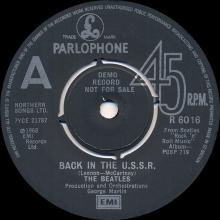 uk R6016 Back In The U.S.S.R. ⁄ Twist And Shout  - pic 1