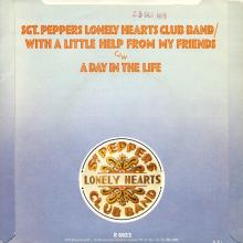 uk R6022 Sgt Pepper's Lonely Hearts Club Band-With A Little Help From My Friends ⁄ A Day In The Life  - pic 2
