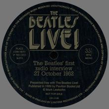 ukfl 1986 The Beatles Live ! - pic 2