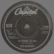 UK 01- B - ANOTHER DAY ⁄ OH WOMAN, OH WHY - CAPITOL - R 5889 - pic 1