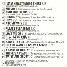 1987 uk01CD Please Please Me - CDP 7 46435 2 / BEATLES CD DISCOGRAPHY UK - pic 6