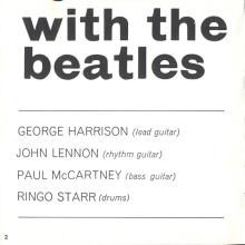1987 uk02CD With The Beatles - CDP 7 46436 2 / BEATLES CD DISCOGRAPHY UK - pic 5