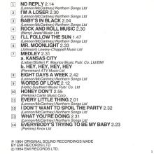 1987 uk04CD Beatles For Sale - CDP 7 46438 2 / BEATLES CD DISCOGRAPHY UK - pic 6