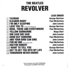 1987 uk07CD Revolver - CDP 7 46441 2 / BEATLES CD DISCOGRAPHY UK - pic 5