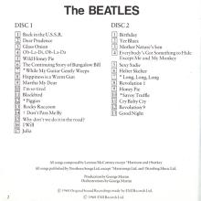 1987 uk09CD a The Beatles ( White Album ) - CDS 7 46443 8 / CD-PCS 7067⁄8 / BEATLES CD DISCOGRAPHY UK - pic 7
