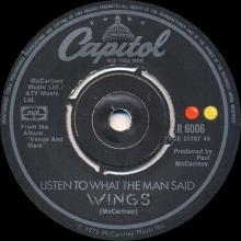 uk13 Listen To What The Man Said ⁄ Love In Song R 6006 - pic 1