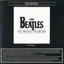 1988 uk14CD The Beatles Past Masters - Volume One - CDP 7 90043 2 ⁄ CD-BPM 1 / BEATLES CD DISCOGRAPHY UK - pic 14