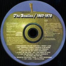 1993 uk17CD a hol The Beatles ⁄ 1967-1970 - 0777 7 97039 2 0 ⁄⁄ CDPCSP 718 / BEATLES CD DISCOGRAPHY UK - pic 3