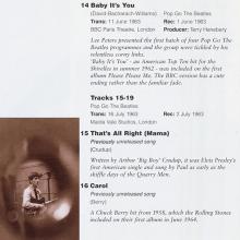 1994 uk18CD b The Beatles Live At The BBC - 7243 8 31796 2 6 ⁄ CDPCSP 726 / BEATLES CD DISCOGRAPHY UK - pic 7