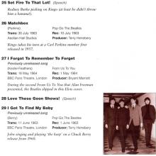 1994 uk18CD c The Beatles Live At The BBC - 7243 8 31796 2 6 ⁄ CDPCSP 726 / BEATLES CD DISCOGRAPHY UK - pic 9