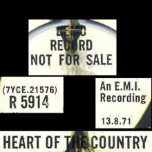 uk1971Back Seat Of My Car ⁄ Heart Of The Country R 5914  - pic 1
