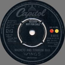 uk1975(3) Venus And Mars Rockshow ⁄ Magneto And Titanium Man R 6010  - pic 2