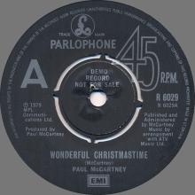 uk1979(4) Wonderful Christmastime ⁄ Rudolph The Red-Nosed Reggae R 6029  - pic 1