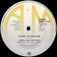 1980 07 18 LINDA McCARTNEY ALIAS SUZY AND THE RED STRIPES - SEASIDE WOMAN ⁄ B-SIDE TO SEASIDE - AMSP 7548 - 12 INCH - UK - pic 6