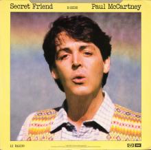1980 09 15 PAUL McCARTNEY TEMPORARY SECRETARY ⁄ SECRET FRIEND - 12 R6039 - 12 INCH - UK - pic 2