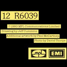 1980 09 15 PAUL McCARTNEY TEMPORARY SECRETARY ⁄ SECRET FRIEND - 12 R6039 - 12 INCH - UK - pic 4