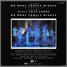 1984 09 24 PAUL McCARTNEY NO MORE LONELY NIGHTS - 1C K 062 20 0350 6 - 3 TRACKS 12 INCH - GERMANY - pic 1