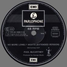 1984 09 24 PAUL McCARTNEY NO MORE LONELY NIGHTS - 1C K 062 20 0350 6 - 3 TRACKS 12 INCH - GERMANY - pic 5