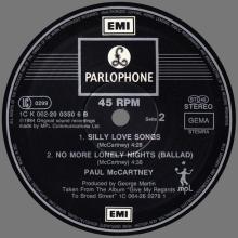1984 09 24 PAUL McCARTNEY NO MORE LONELY NIGHTS - 1C K 062 20 0350 6 - 3 TRACKS 12 INCH - GERMANY - pic 6