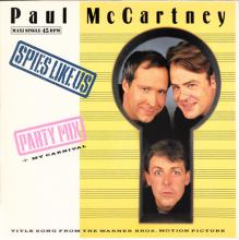 1985 11 18 PAUL McCARTNEY SPIES LIKE US PARTY MIX - 052 20 0941 6 - 4 TRACKS 12 INCH - SPAIN-1 - pic 1