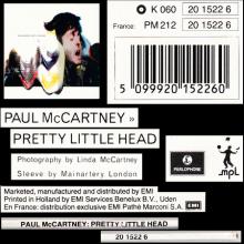 1986 10 27 PAUL McCARTNEY PRETTY LITTLE HEAD - K 060 20 1522 6 - 5 099920 152260 - 3 TRACKS 12 INCH - GERMANY / HOLLAND - pic 4