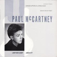 1987 11 23 PAUL McCARTNEY ONCE UPON A LONG AGO - K 060 20 2188 6 - 5 099920 218867 - 4 TRACKS 12 INCH - GERMANY / HOLLAND - pic 1