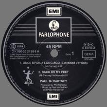 1987 11 23 PAUL McCARTNEY ONCE UPON A LONG AGO - K 060 20 2188 6 - 5 099920 218867 - 4 TRACKS 12 INCH - GERMANY / HOLLAND - pic 5