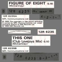 1989 11 13 PAUL McCARTNEY - FIGURE OF EIGHT ⁄ THIS ONE - 12 R6235 - 5 099920 36038 -12 INCH - UK - pic 1