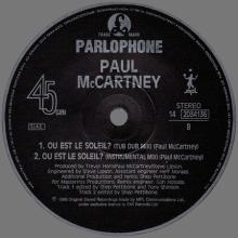 1989 11 13 PAUL McCARTNEY OU EST LE SOLEIL ? - 14 2034136 - 5 099920 341367 - 3 TRACKS 12 INCH - ITALY - pic 6