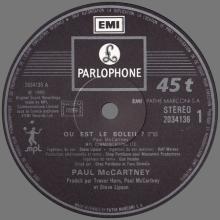 1989 11 13 PAUL McCARTNEY OU EST LE SOLEIL ? - K060 20 3413 6 - 5 099920 341367 - 3 TRACKS 12 INCH - FRANCE - HOLLAND  - pic 5