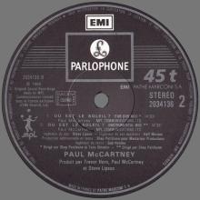 1989 11 13 PAUL McCARTNEY OU EST LE SOLEIL ? - K060 20 3413 6 - 5 099920 341367 - 3 TRACKS 12 INCH - FRANCE - HOLLAND  - pic 6