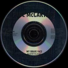 UK 1989 05 08 - PAUL McCARTNEY - MY BRAVE FACE - CDPROMOPM1 - PROMO - pic 1