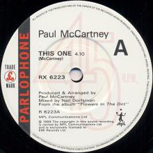 1989 boxed paul mccartney This One ⁄ The Long And Winding Road RX 6223 - pic 5